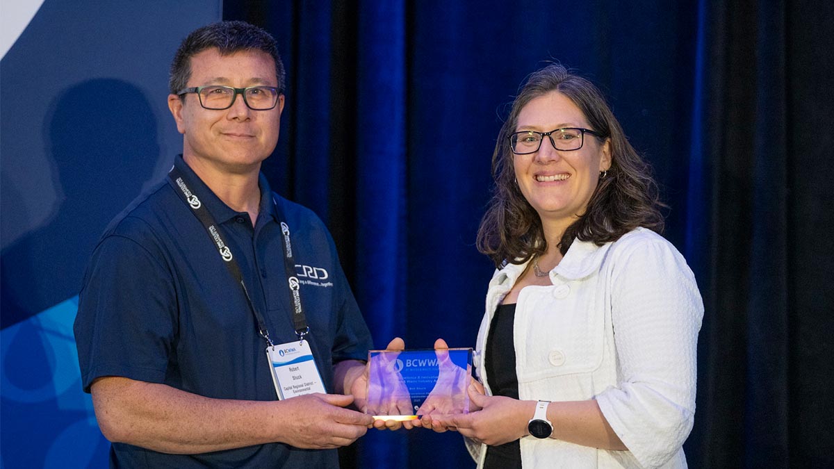 BCWWA 2025 - Excellence and Innovation in the Water winner