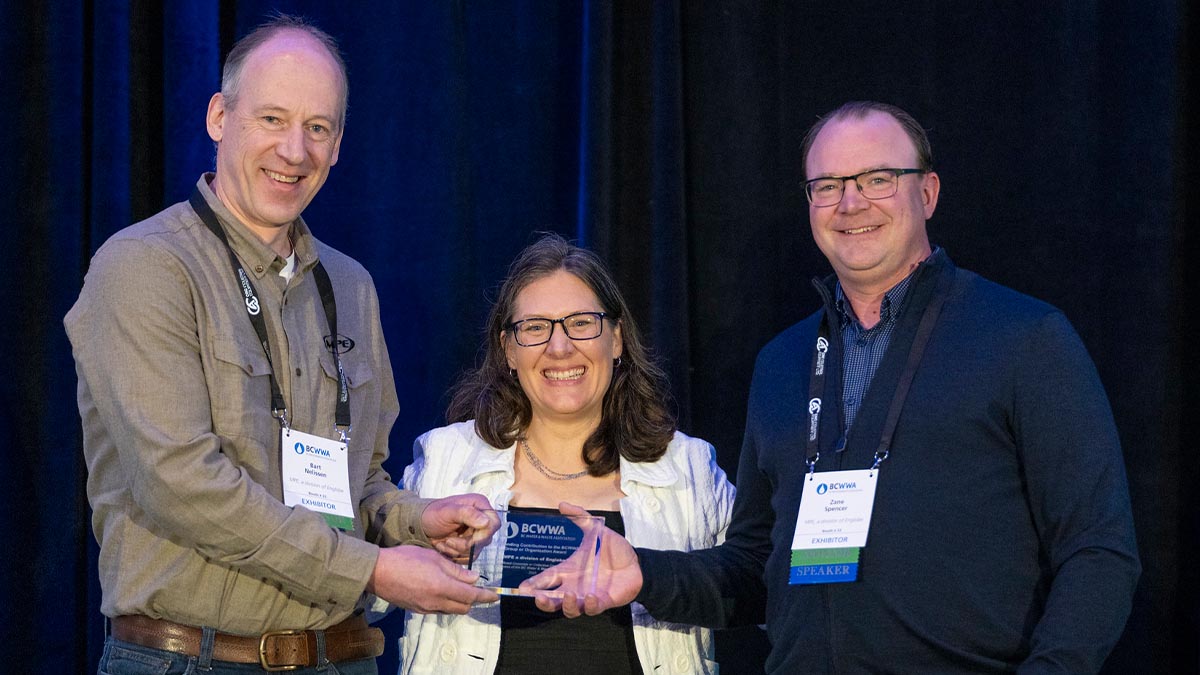 BCWWA 2025 - Group or Organization Award winner