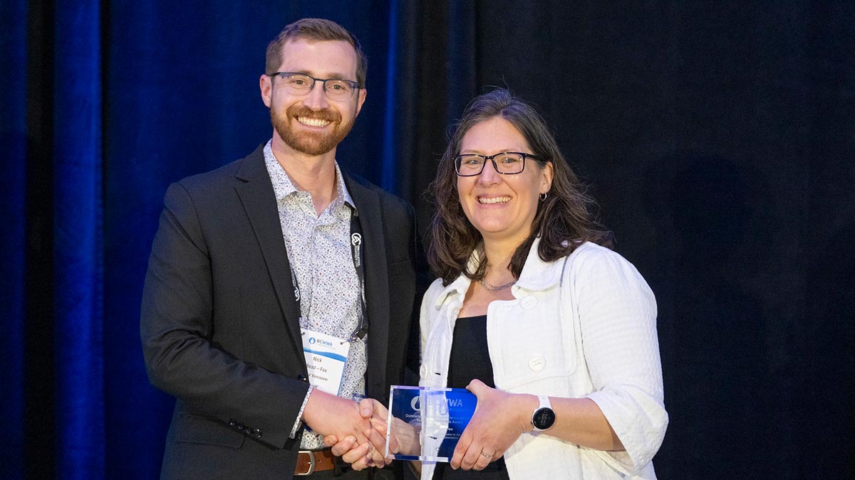 BCWWA 2025 - Young Professionals Award winner